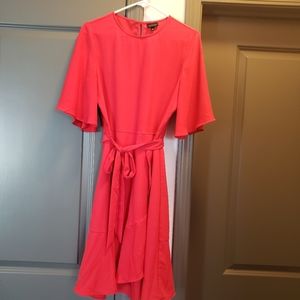 WWW Red Flowing Dress